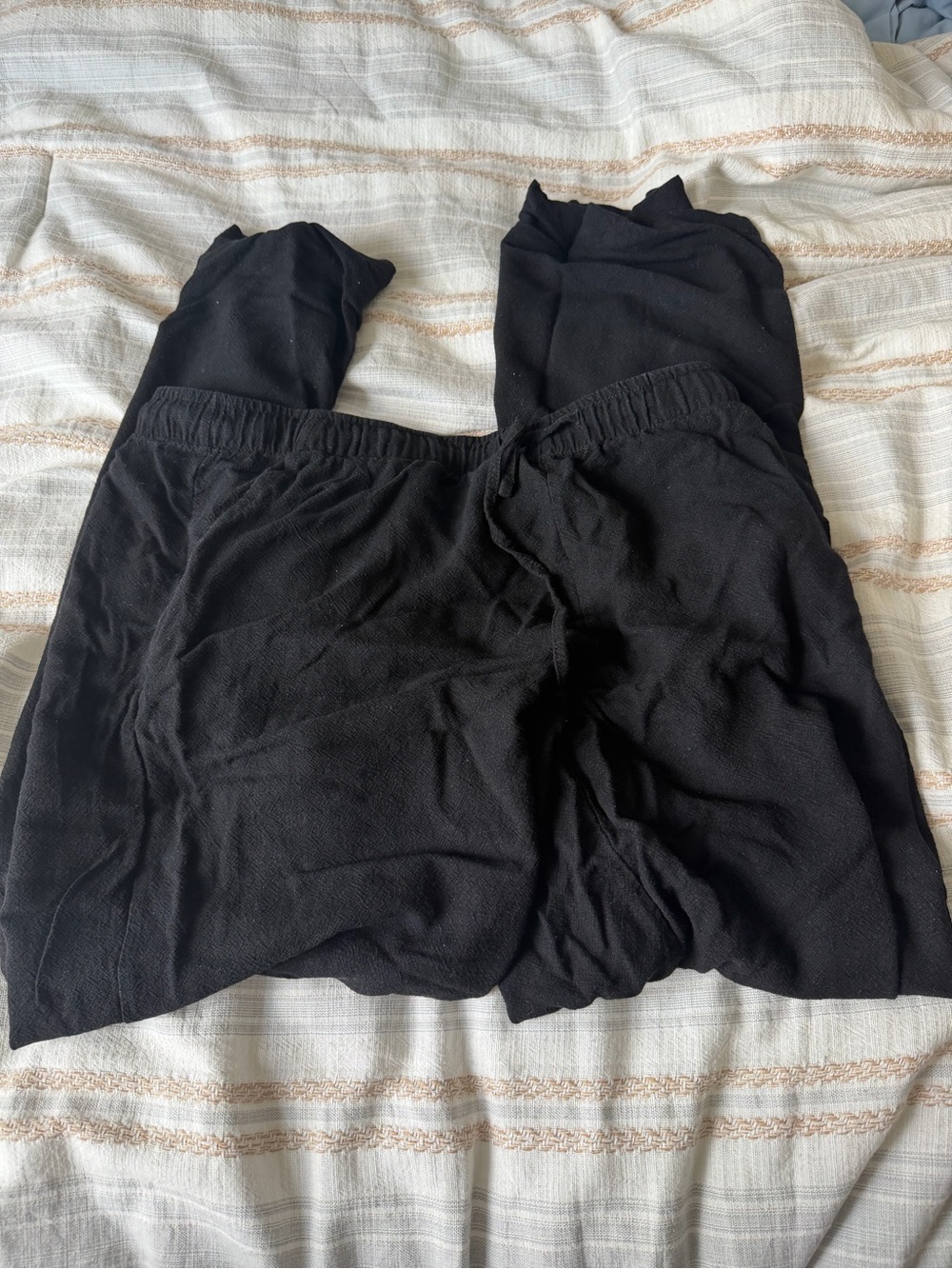 Black Linen Pants
